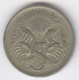 Australia 5 Cents de 1967