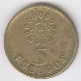 Portugal 5 Escudos de 1992