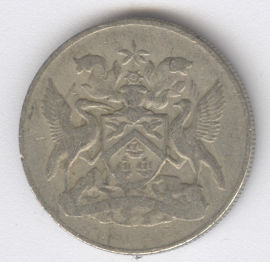 Trinidad y Tobago 25 Cents de 1966