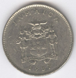 Jamaica 10 Cents de 1987