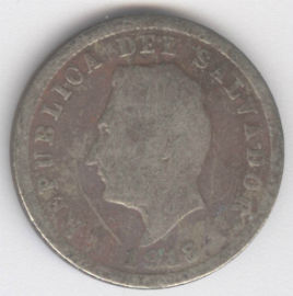 El Salvador 5 Centavos de 1918