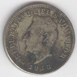 El Salvador 5 Centavos de 1948