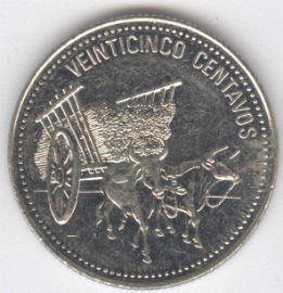 República Dominicana 25 Centavos de 1990