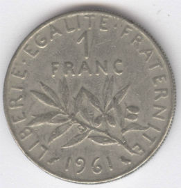 Francia 1 Franc de 1961