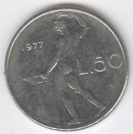 Italia 50 Lire de 1977