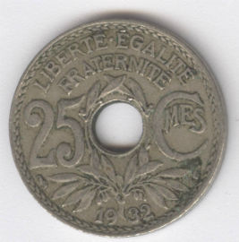 Francia 25 Centimes de 1932