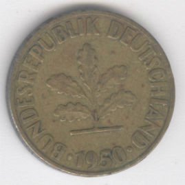 Alemania 10 Pfennig de 1950 (G)