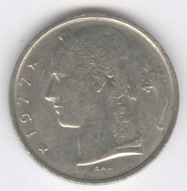 Bélgica 5 Francs de 1977 (Belgique)