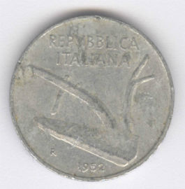Italia 10 Lire de 1952