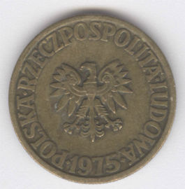 Polonia 5 Zloty de 1975