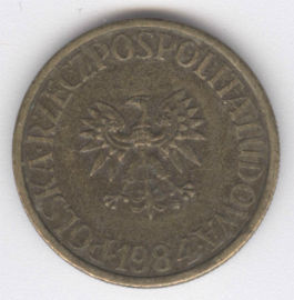 Polonia 5 Zloty de 1984