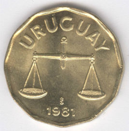 Uruguay 50 Centésimos de 1981