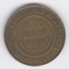 Australia 1/2 Penny de 1926