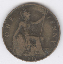Inglaterra 1 Penny de 1917