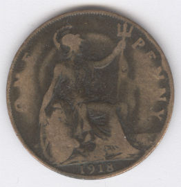 Inglaterra 1 Penny de 1918