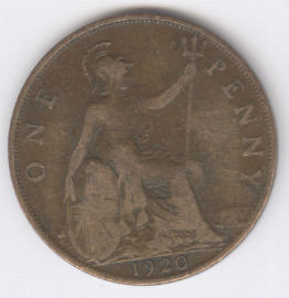 Inglaterra 1 Penny de 1920