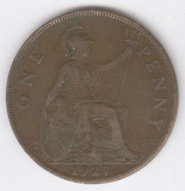 Inglaterra 1 Penny de 1927