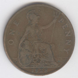 Inglaterra 1 Penny de 1928