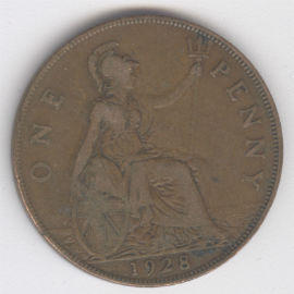 Inglaterra 1 Penny de 1928