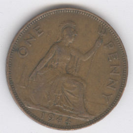 Inglaterra 1 Penny de 1944