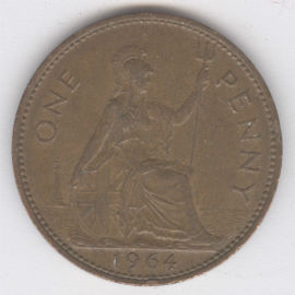 Inglaterra 1 Penny de 1964