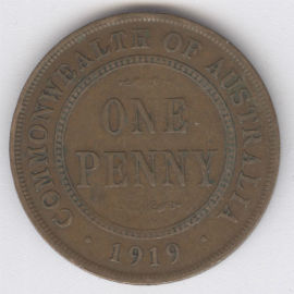 Australia 1 Penny de 1919