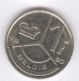 Bélgica 1 Franc de 1990 (Belgie)