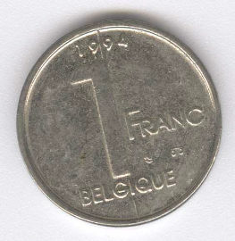Bélgica 1 Franc de 1994 (Belgique)