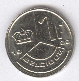 Bélgica 1 Franc de 1989 (Belgique)