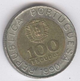 Portugal 100 Escudos de 1990