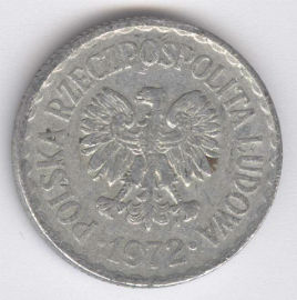Polonia 1 Zloty de 1972