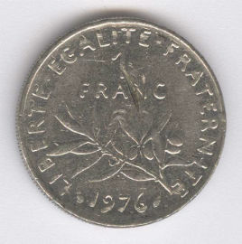 Francia 1 Franc de 1976