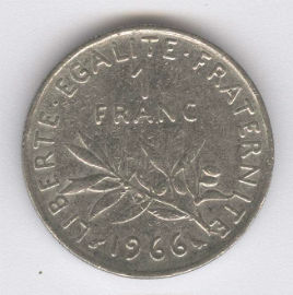 Francia 1 Franc de 1966