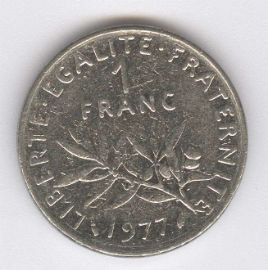 Francia 1 Franc de 1977