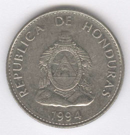 Honduras 50 Centavos de 1994