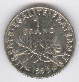 Francia 1 Franc de 1999