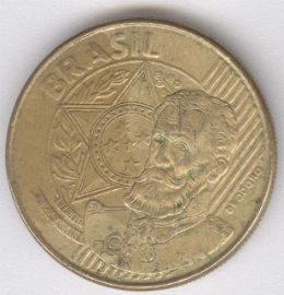 Brasil 25 Centavos de 2004