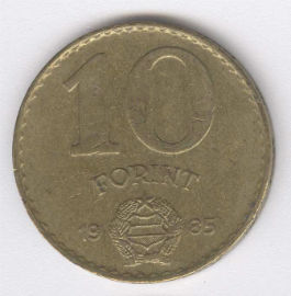Hungría 10 Forint de 1985