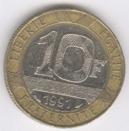 Francia 10 Francs de 1991