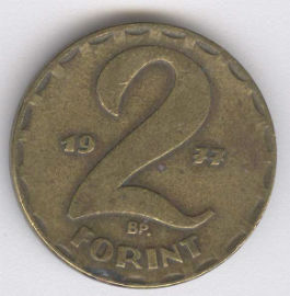 Hungría 2 Forint de 1977