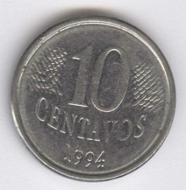 Brasil 10 Centavos de 1994