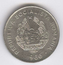 Rumania 25 Bani de 1966