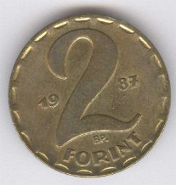 Hungría 2 Forint de 1987