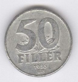 Hungría 50 Filler de 1986