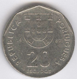 Portugal 20 Escudos de 1987
