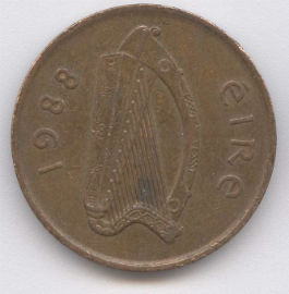 Irlanda 2 Pence de 1988