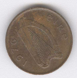 Irlanda 1/2 Penny de 1976