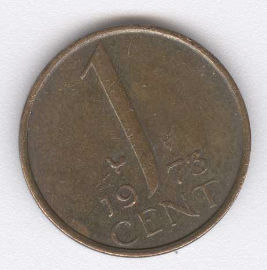 Holanda 1 Cent de 1973