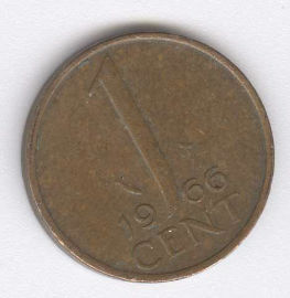 Holanda 1 Cent de 1966