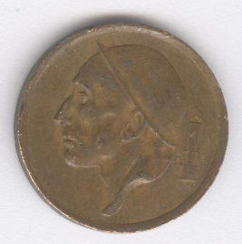 Bélgica 20 Centimes de 1953